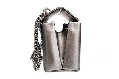 Bolsa Luciana Prata Envelhecida