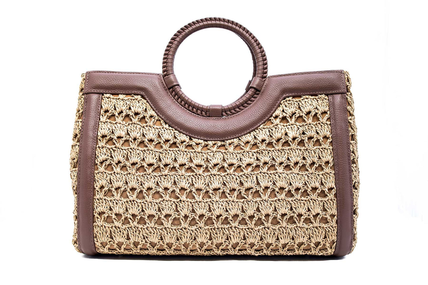 Bolsa Marcela Crochê Caramelo