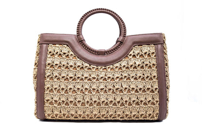 Bolsa Marcela Crochê Caramelo