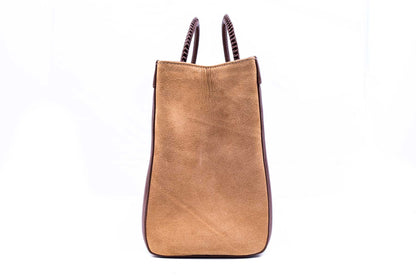 Bolsa Marcela Camurça Caramelo