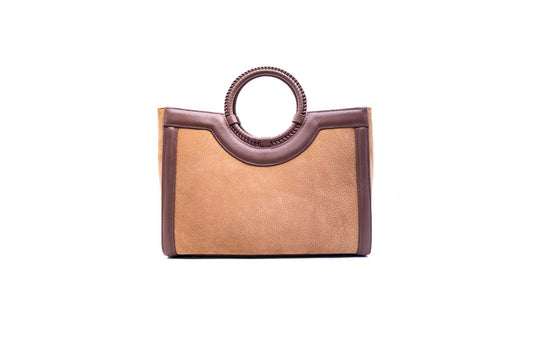 Bolsa Marcela Camurça Caramelo