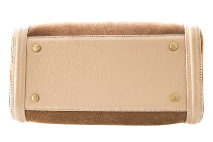 Bolsa Marcela Mini Camurça Creme