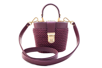 Bolsa Olga Micro Bordô