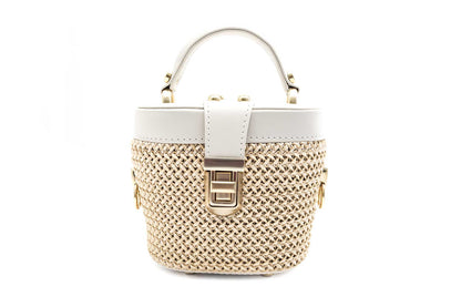 Bolsa Olga Micro Off-White c/ Creme