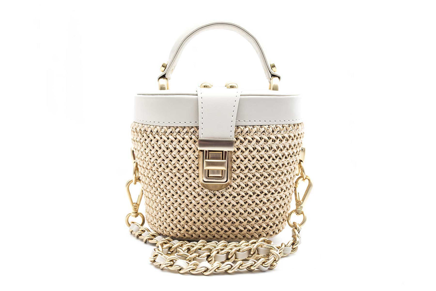 Bolsa Olga Micro Off-White c/ Creme