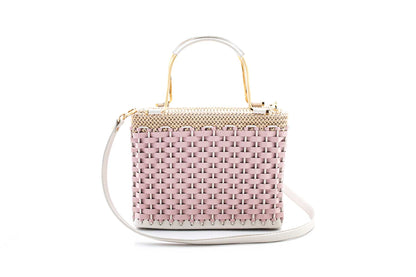 Bolsa Rita Rosa Bebê e Off White