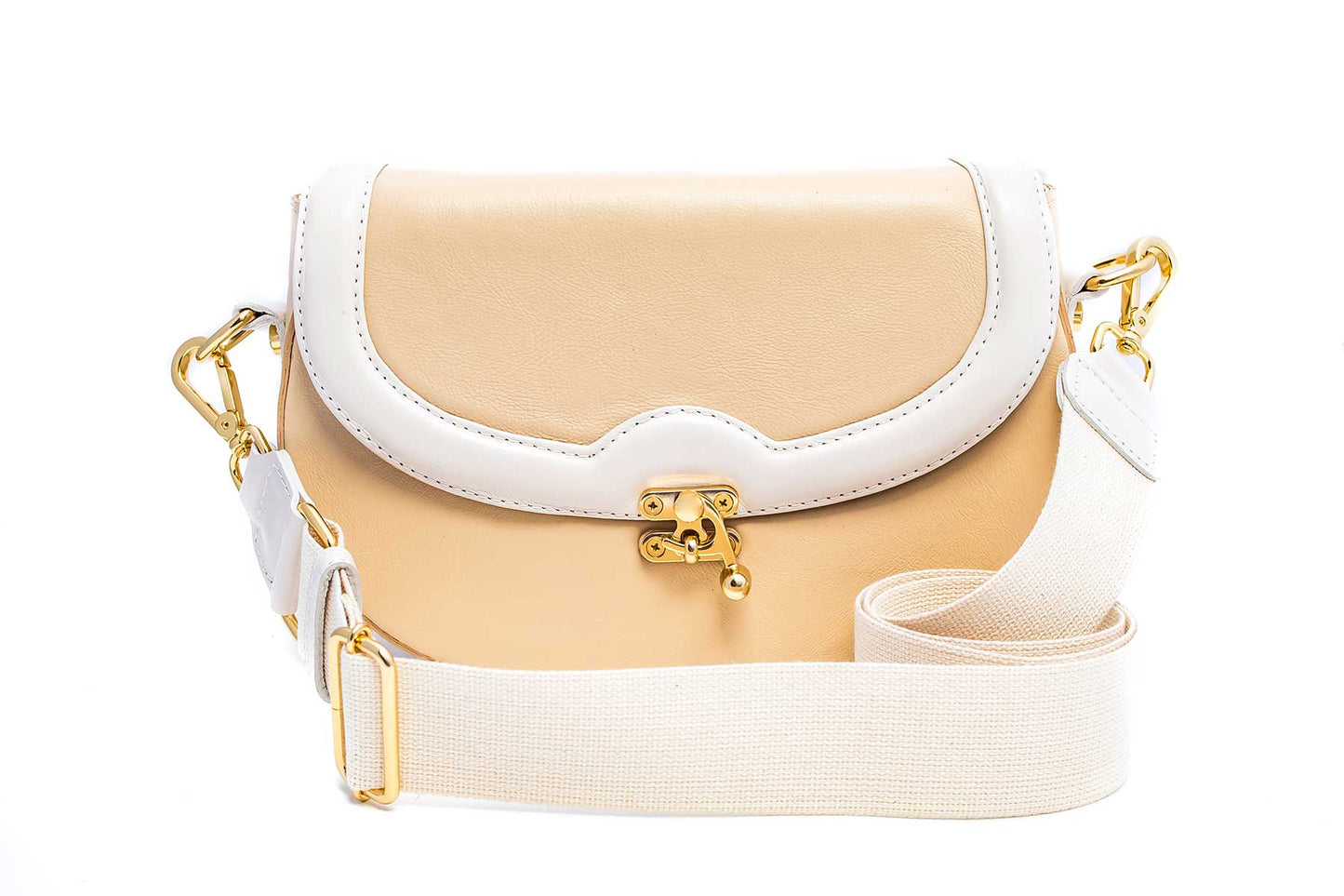 Bolsa Silvia Creme c/ Off-White