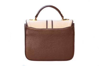 Bolsa Soraia Mini Creme c/ Avelã