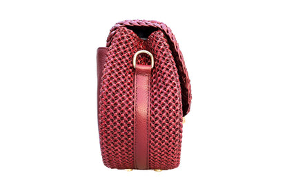 Bolsa Tarsila Mini Camurça Bordô