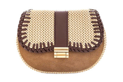Bolsa Tarsila Mini Camurça Caramelo