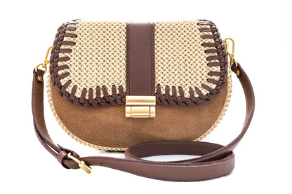 Bolsa Tarsila Mini Camurça Caramelo