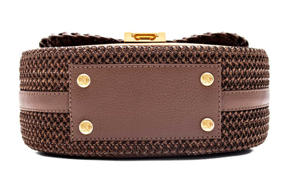 Bolsa Tarsila Mini Camurça Café
