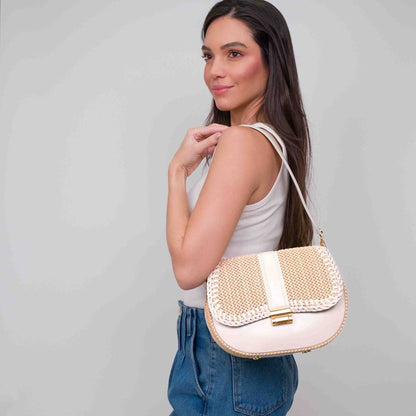 Bolsa Tarsila Off-White c/ Creme