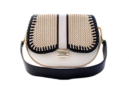 Bolsa Tarsila Off-White c/ Preto