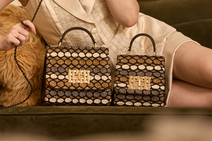 Bolsa Fabiana Crochê Art Déco