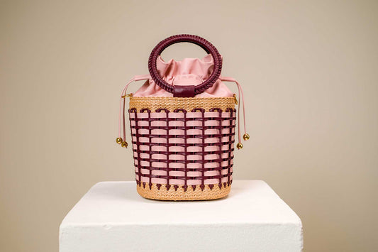 Bolsa Iva Rosa Bebê c/ Beringela