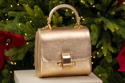 Bolsa Laura Mini Dourada
