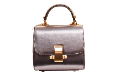 Bolsa Laura Mini Prata envelhecida