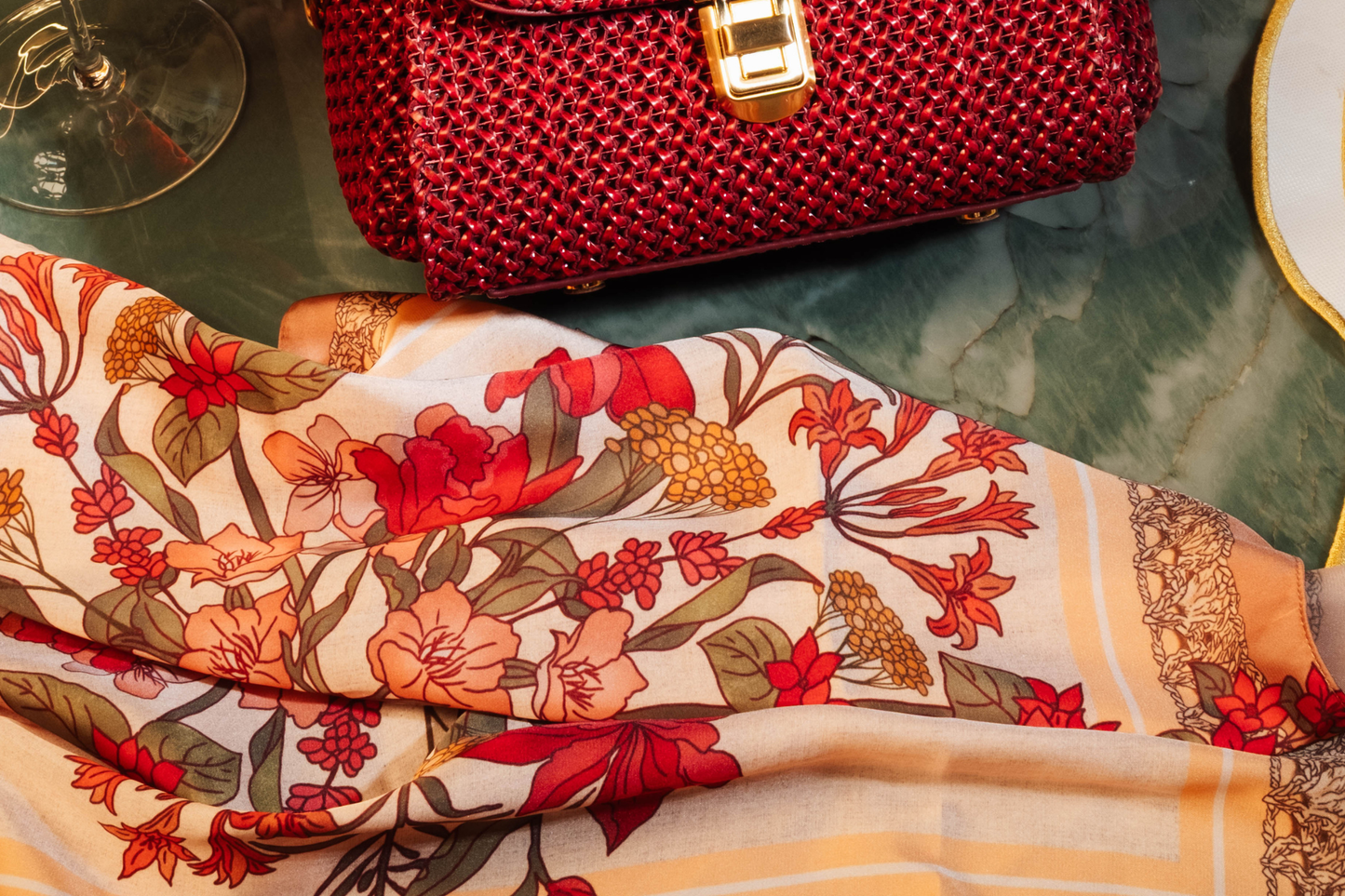 Lenço Flores Silvestres