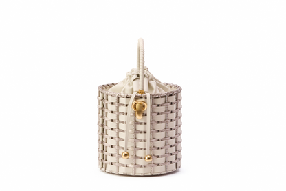 Bolsa Lucila Off White c/ Prata Envelhecida