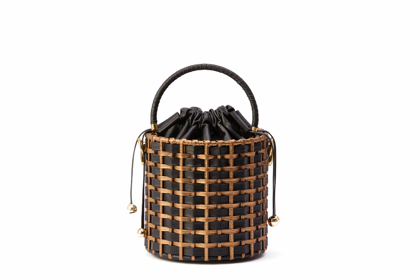 Bolsa Lucila Preta c/ Bronze