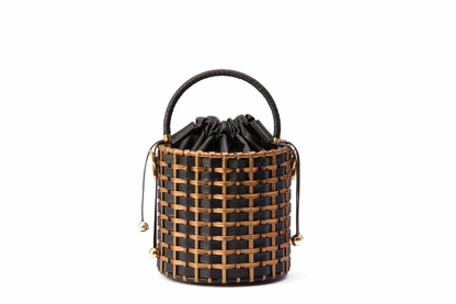 Bolsa Lucila Preta c/ Bronze