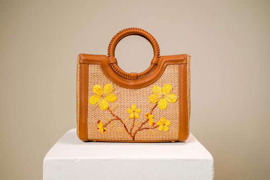 Bolsa Marcela Mini Flor de Pequi