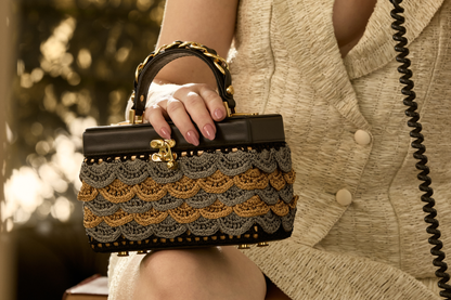 Bolsa Margot Crochê Art Déco