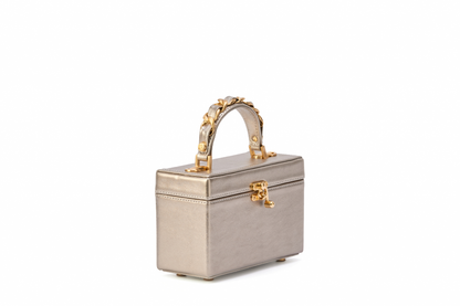 Bolsa Margot Prata Envelhecida
