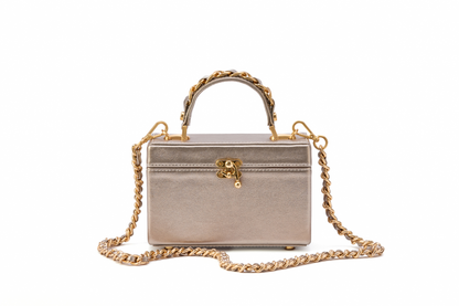 Bolsa Margot Prata Envelhecida