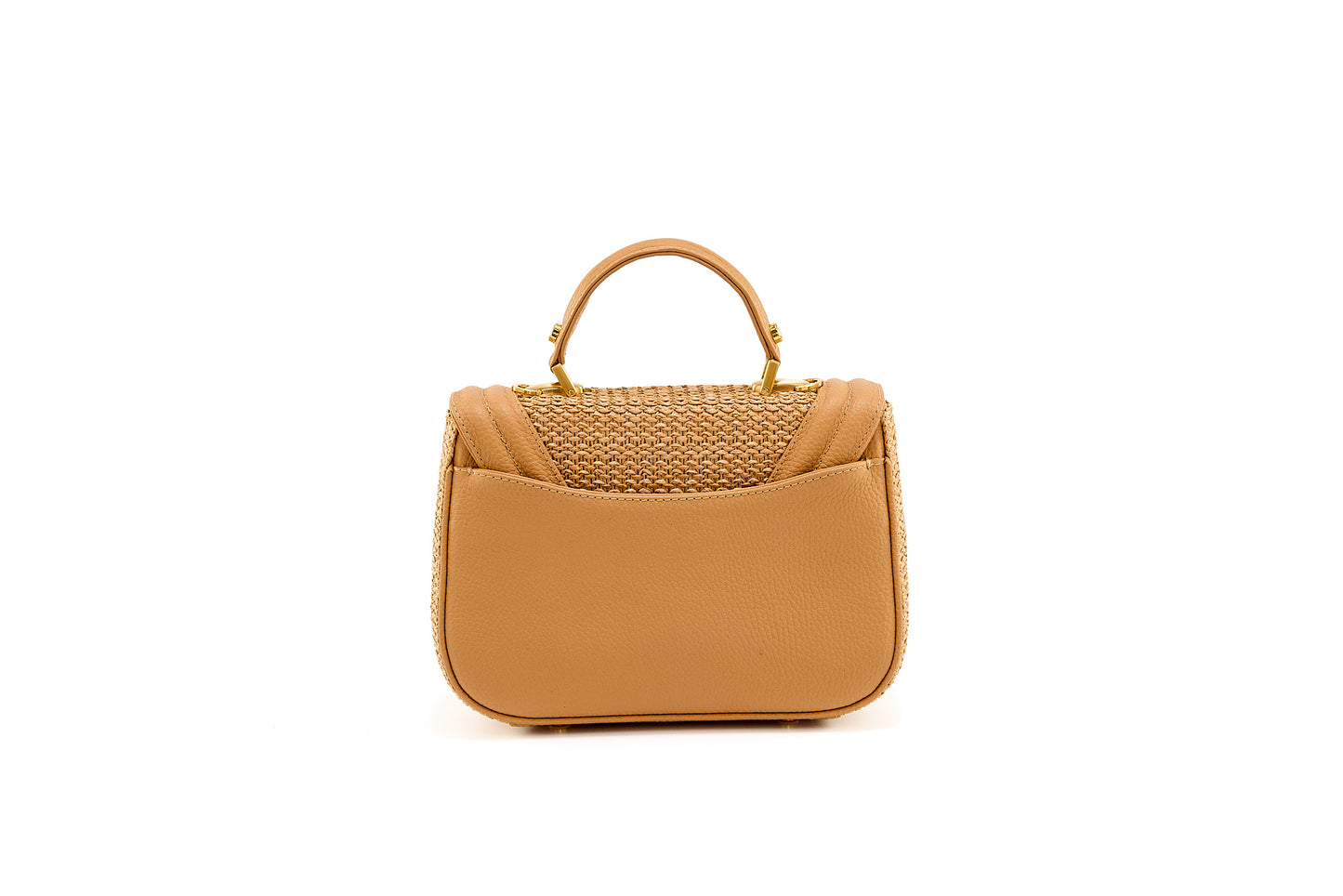 Bolsa Helena Mini Ráfia Natural Macadâmia