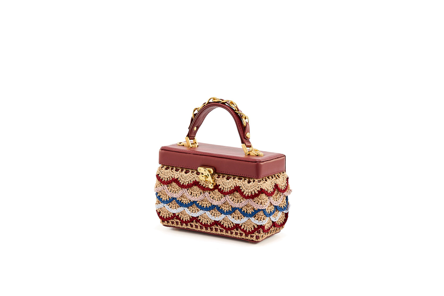Bolsa Margot Crochê Entretempos Bordô