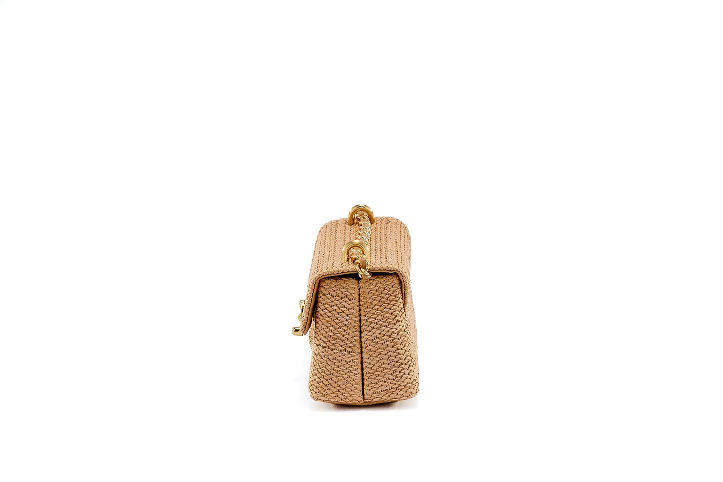 Bolsa Luciana Mini Ráfia Natural Macadâmia