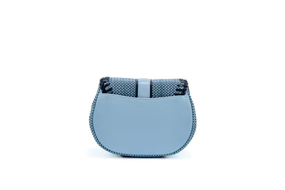 Bolsa Tarsila Mini Azul bebê c/ Marinho