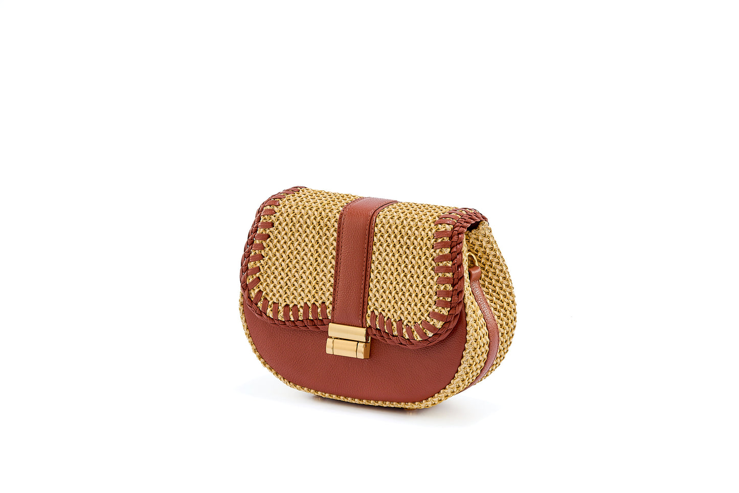 Bolsa Tarsila Mini Creme c/ Canela