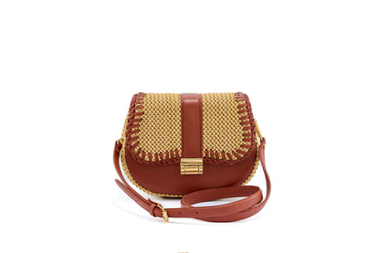 Bolsa Tarsila Mini Creme c/ Canela