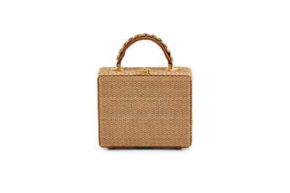 Bolsa Lina Ráfia Natural c/ Savanna