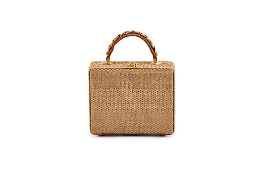 Bolsa Lina Ráfia Natural c/ Savanna