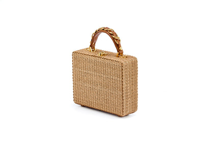 Bolsa Lina Ráfia Natural c/ Savanna