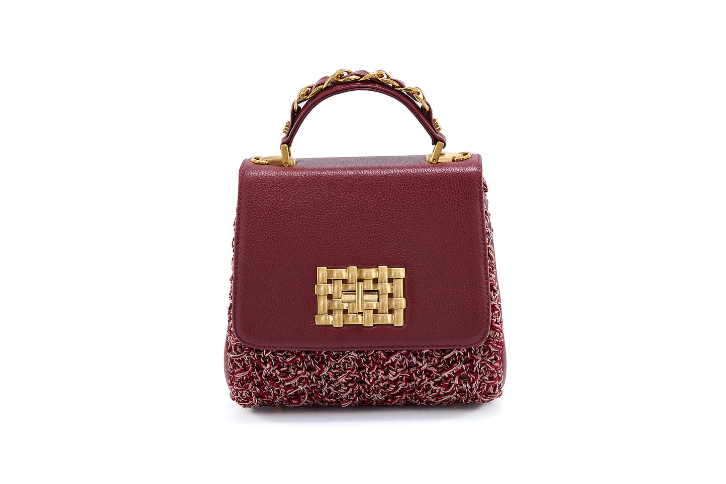 Bolsa Fabiana Entretempos Bordô