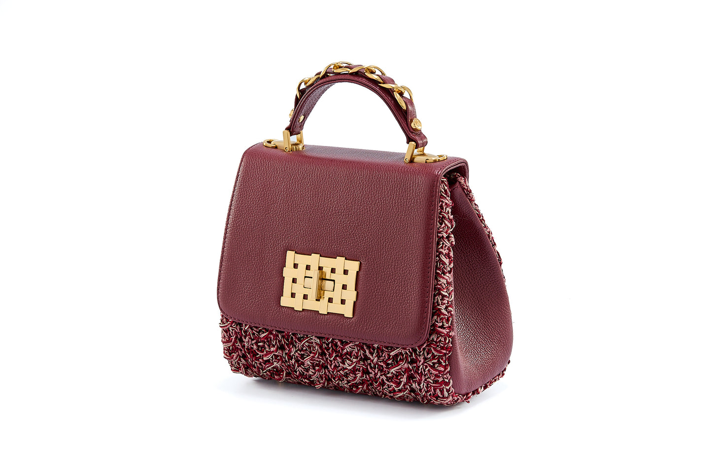 Bolsa Fabiana Entretempos Bordô