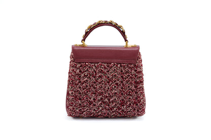 Bolsa Fabiana Entretempos Bordô