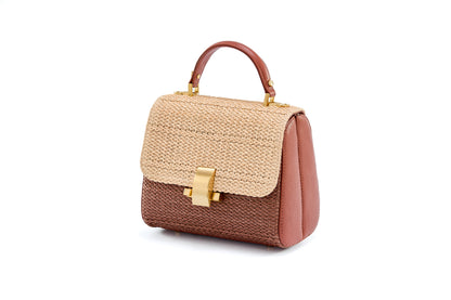Bolsa Laura Ráfia Natural Entretempos