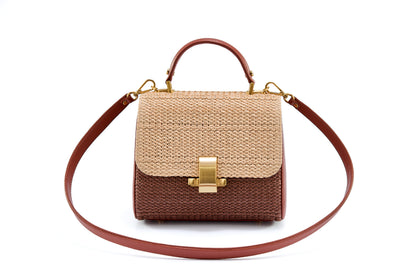 Bolsa Laura Ráfia Natural Entretempos