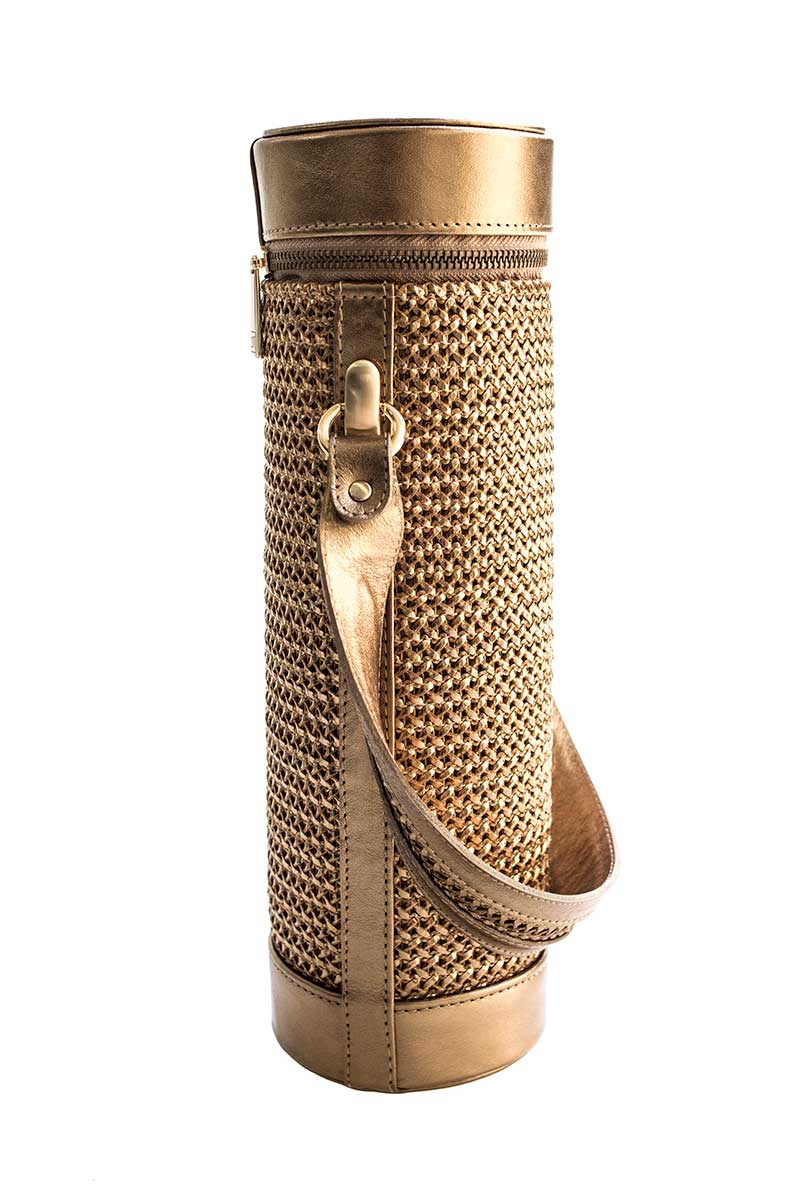 Porta Vinho Bronze