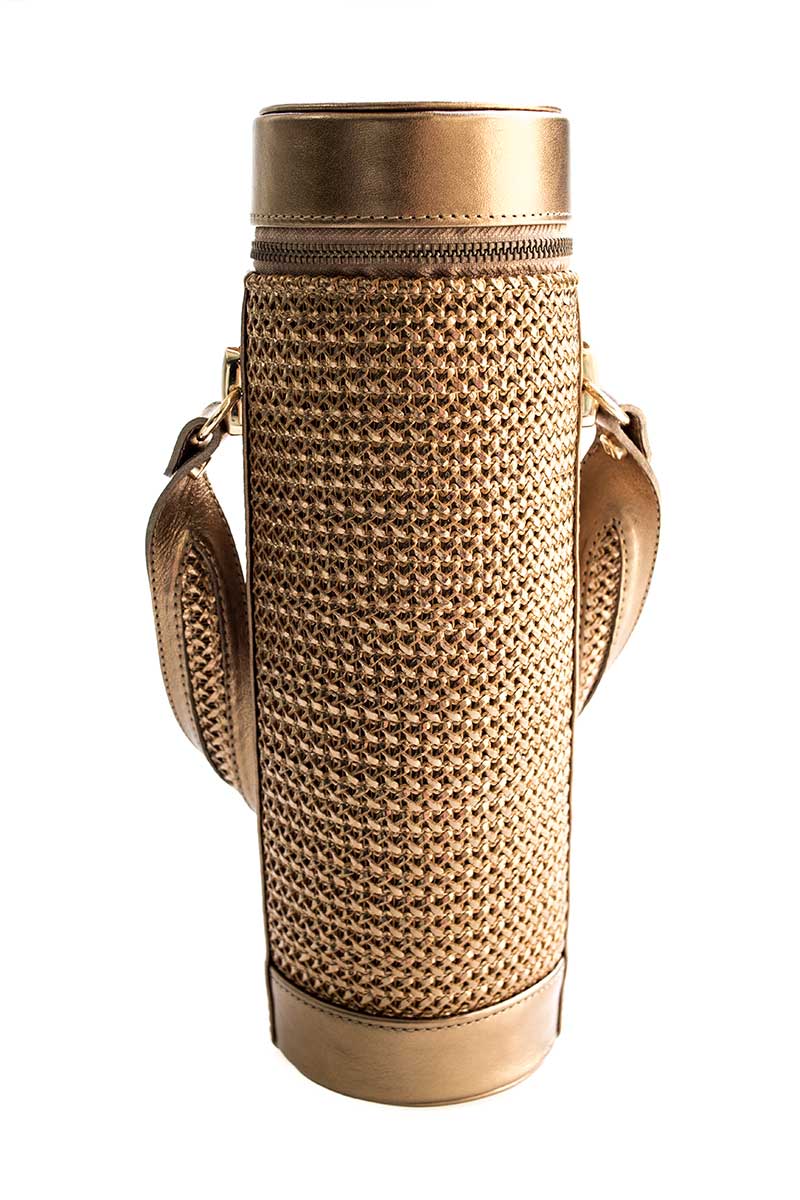 Porta Vinho Bronze