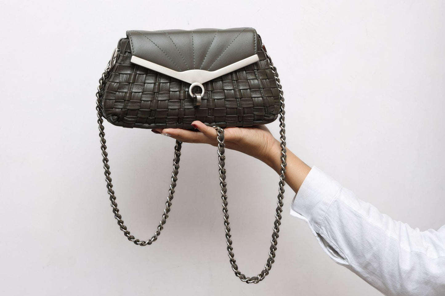 Bolsa Anna Elisa Mini Verde Militar