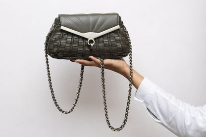 Bolsa Anna Elisa Mini Verde Militar