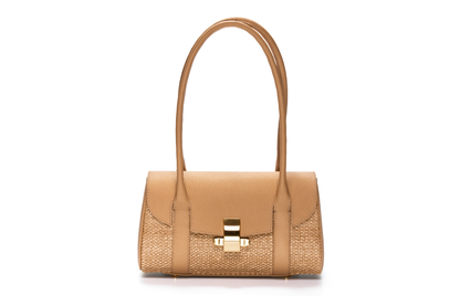 Bolsa Celine Ráfia Natural Macadâmia