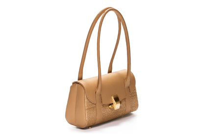 Bolsa Celine Ráfia Natural Macadâmia